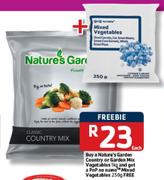 Nature's Garden Country or Garden Mix Vegetables-1kg Each