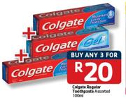 Colgate Regular Toothpaste-3x100ml