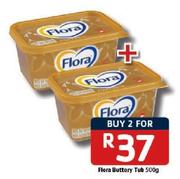 Flora Buttery Tub - 2 x 500g