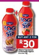 Danone Yogi Sip Low Fat Drinking Yoghurt Assorted-2 x 1kg