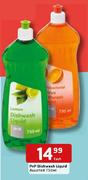 PnP Dishwash Liquid Assorted-750ml Each