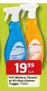 PnP Window Cleaner Or Kitchen Cleaner Trigger-750ml Each