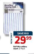 PnP Microfibre Cloth-3 Pack
