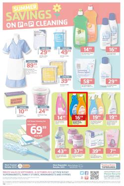 Pick N Pay : Summer Savings On Spring Cleaning (23 Sep - 6 Oct 2013), page 8