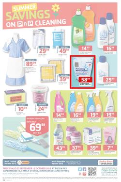 Pick N Pay : Summer Savings On Spring Cleaning (23 Sep - 6 Oct 2013), page 8