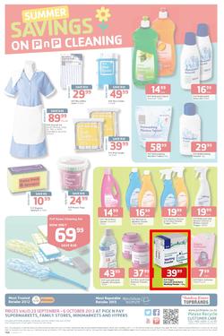 Pick N Pay : Summer Savings On Spring Cleaning (23 Sep - 6 Oct 2013), page 8