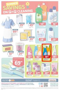 Pick N Pay : Summer Savings On Spring Cleaning (23 Sep - 6 Oct 2013), page 8
