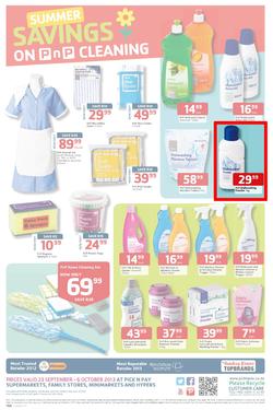 Pick N Pay : Summer Savings On Spring Cleaning (23 Sep - 6 Oct 2013), page 8