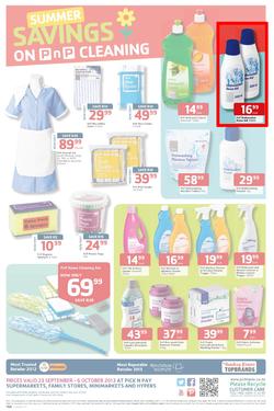 Pick N Pay : Summer Savings On Spring Cleaning (23 Sep - 6 Oct 2013), page 8