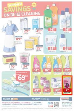 Pick N Pay : Summer Savings On Spring Cleaning (23 Sep - 6 Oct 2013), page 8