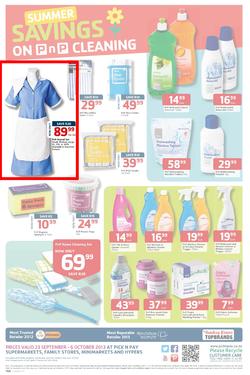 Pick N Pay : Summer Savings On Spring Cleaning (23 Sep - 6 Oct 2013), page 8