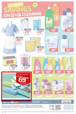 Pick N Pay : Summer Savings On Spring Cleaning (23 Sep - 6 Oct 2013), page 8