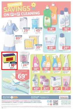 Pick N Pay : Summer Savings On Spring Cleaning (23 Sep - 6 Oct 2013), page 8