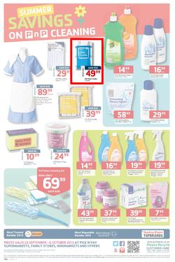 Pick N Pay : Summer Savings On Spring Cleaning (23 Sep - 6 Oct 2013), page 8