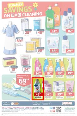 Pick N Pay : Summer Savings On Spring Cleaning (23 Sep - 6 Oct 2013), page 8
