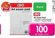 Aro A4 Exam Pad-Per 10 Pack
