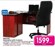 Prestige Worksolution With Credenza-Each