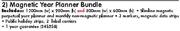 Parrot Magnetic Year Planner Bundle