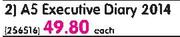 Aro A5 Executive Diary 2014-Each