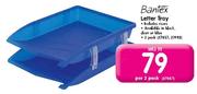 Bantex Letter Tray-Per 2 Pack