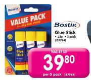 Bostik Glue Stick-3x25g