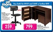 Falcon Student Typist Chair & Falcon Worksolution