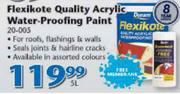 Duram Flexikote Quality Acrylic Water-Proofing Paint-5L
