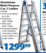 Gravity Aluminium Multi Purpose 5-In-1 Ladder(FSE420)