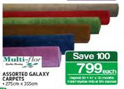 Galaxy Carpets Assorted-275cm x 355cm Each