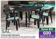 Sal 7 Piece Olympic Patio Suite