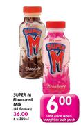 Super M Flavoured Milk (All Flavours)-300ml-Each