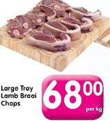 Large Tray Lamb Braai Chops-Per Kg