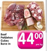  Beef Poitjiekos Cubes Bone In-Per Kg