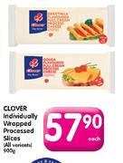 Clover Individually Wrapped Processed Slices(All Variants)-900gm Each