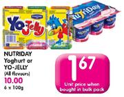 Nutriday Yoghurt Or Yo-Jelly(All Flavours)-100g