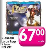 Starlaid Large Eggs-5 Dozen Each