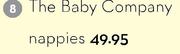  The Baby Company Nappies-Each