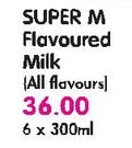 Super M Flavoured Milk(All Flavours)-6 x 300ml