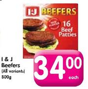 I & J Beefers(All Variants)-800gm
