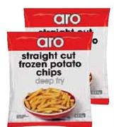 Aro Straight Cut Frozen Potato Chips Deep Fry-4 x 2.5kg