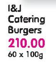 I & J Catering Burgers-60 x 100gm