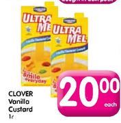 Clover Vanilla Custard-1Ltr Each