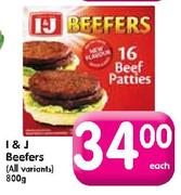 I & J Beefers(All Variants)-800gm