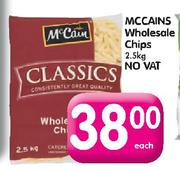 McCains Wholesale Chips-2.5Kg Each