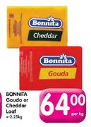 Bonnita Gouda Or Cheddar Leaf-2.25Kg Each