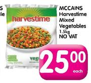 McCains Harvestime Mixed Vegetables-1.5Kg Each
