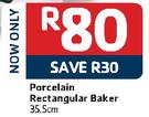 Porcelain Rectangular Baker-35.5cm