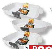 Porcelain Square Baker-30.5cm