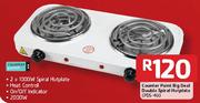 Counter Point Big Deal Double Spiral Hotplate CPDS-400