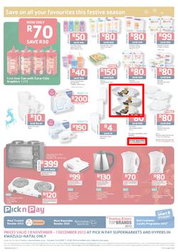 Pick N Pay KZN : Save On All Your Festive Favourites (19 Nov - 1 Dec 2013), page 8
